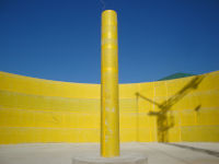 Concrete protection film on
a new reinforced concrete tank